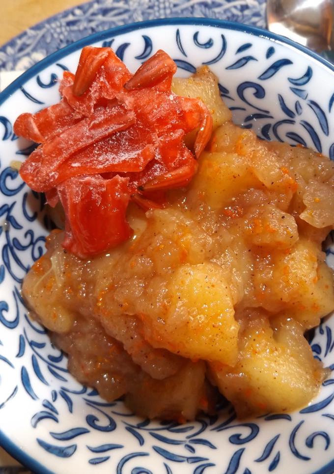 Una foto de Manzanas al oporto al sabor de clementinas