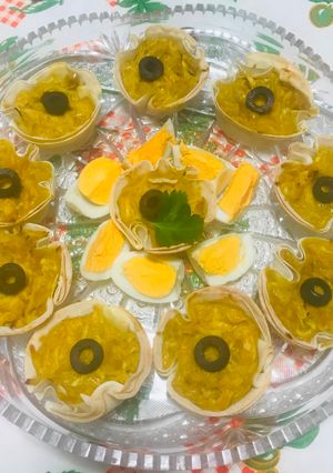 Una foto de Mini Quichés de Ají de Pollo!