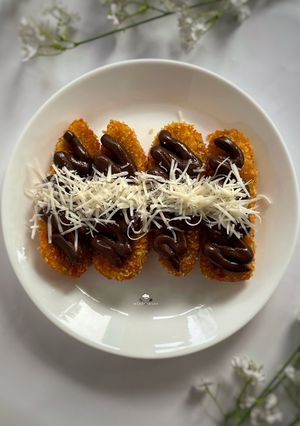 Foto resep Pisang Goreng Panir Vla Coklat & Keju