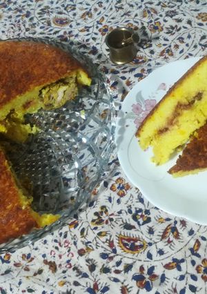 عکسی از دستور ته چین مرغ با استخون