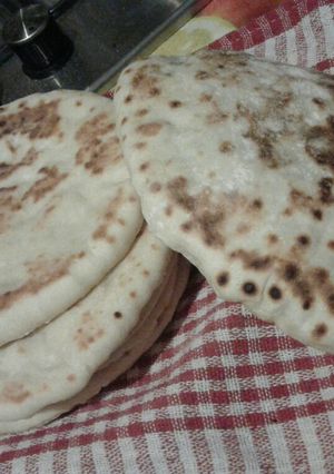 صورة لوصفة خبز الصاج
