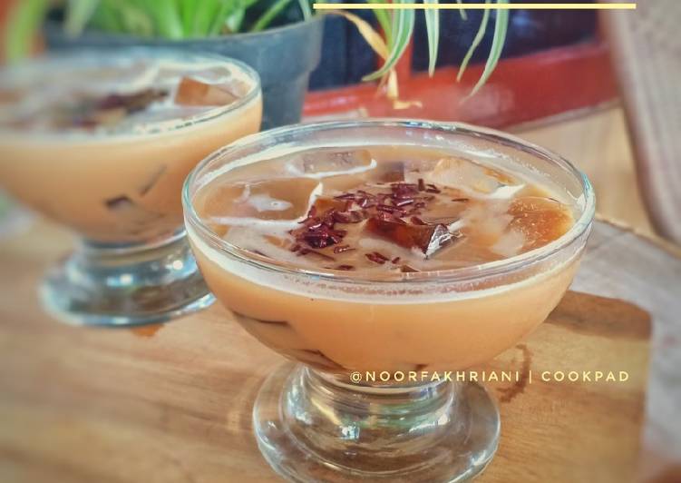 Bumbu Cappuccino Cincau | Langkah Membuat Cappuccino Cincau Yang Enak Dan Lezat