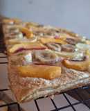 Tarta hojaldre con fruta