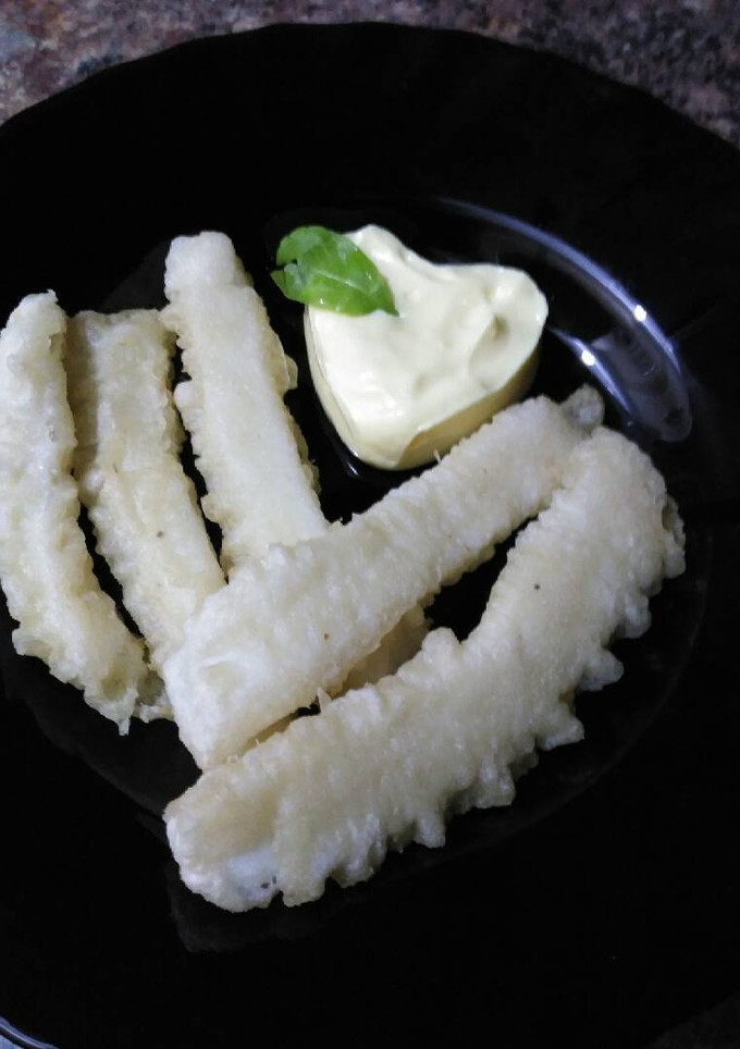 Una foto de Rabas de pota en tempura
