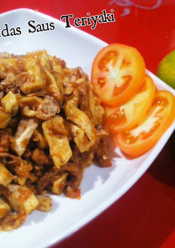 Foto resep Tempe Tahu Pedas Saus Teriyaki & Kecap Asin