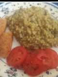 Mote con pesto de albahaca de la Jime