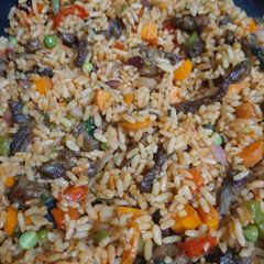 A picture of Spicy jollof rice.