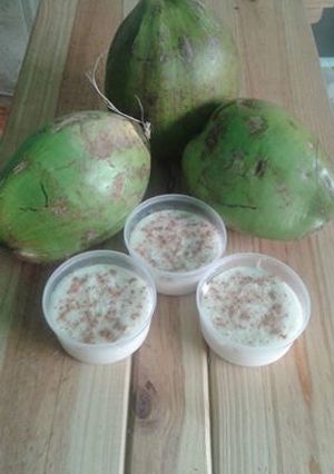 Una foto de Arroz con coco