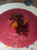 Crema de Col Repollo y Remolacha