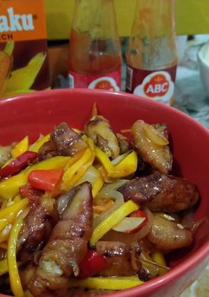 Foto resep Cumi goreng sambal mangga