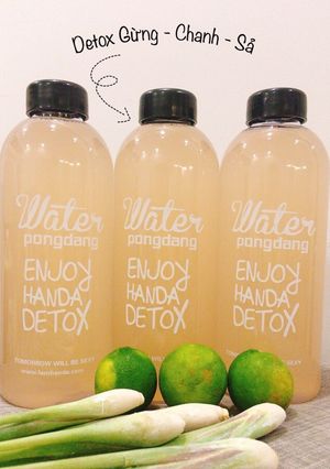 Hình của món Detox Chanh, Sả, Gừng.