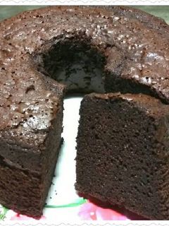 Foto resep Japanese Dark Pearl Choco Chiffon