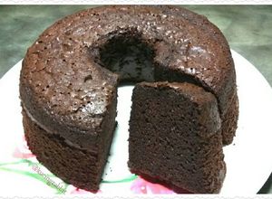 Foto resep Japanese Dark Pearl Choco Chiffon