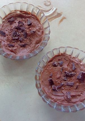 Φωτογραφία της συνταγής Vegan μους σοκολάτας