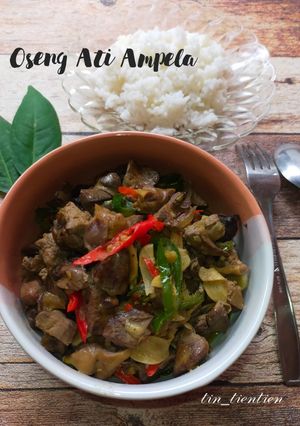Foto resep Oseng ati ampela ayam