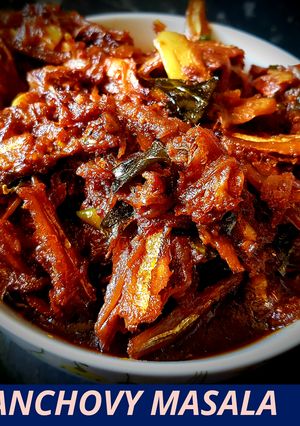 A picture of Dry Anchovies Masala.