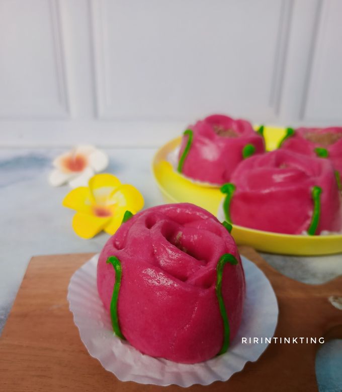 Foto resep Bakpao Mawar Unti Kelapa (No Mixer)