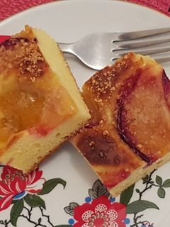 Szilvás- barackos lepèny🍑 recept fotója