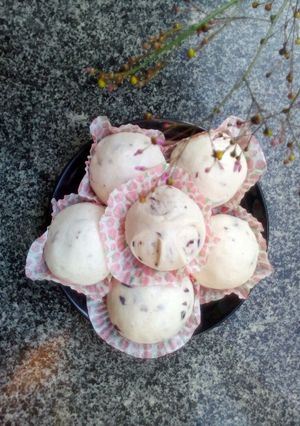 Hình của món Bánh bao hoa hồng.