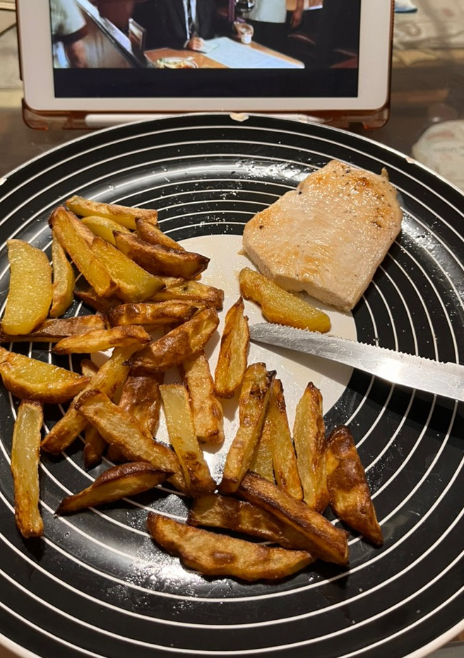 Una foto de Pollo con patatiñas