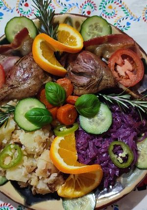 Rozmaringos - narancsos kacsasült recept fotója