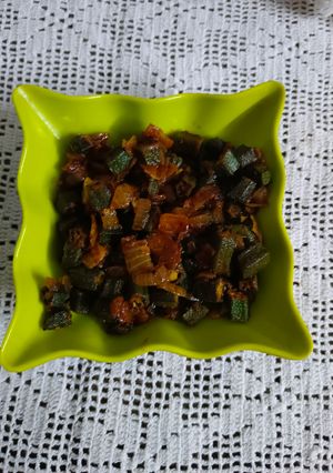 ભીંડા ડુંગળી નું શાક રેસીપી મુખ્ય ફોટો