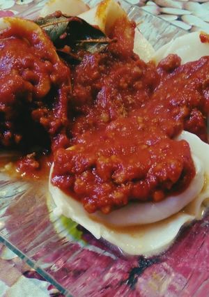 Una foto de Capeletis extra large con tapas de empanadas 😉😛