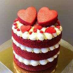 A picture of Red Velvet Cake ❤️.
