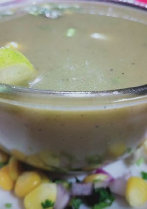 A picture of Veg soup.