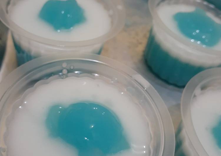 Puding Susu Vanila Blue