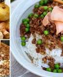 Soboro Donburi (Miyazakigyu Wagyu Ground Beef Over Rice)