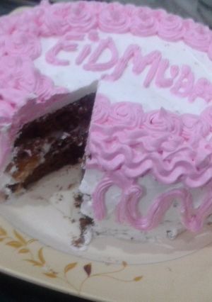 A picture of Eid cake.
