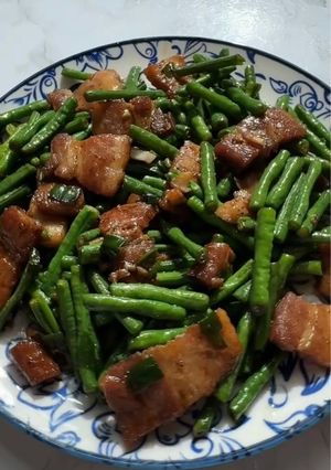A picture of Chinese Long Bean Stir Fry.