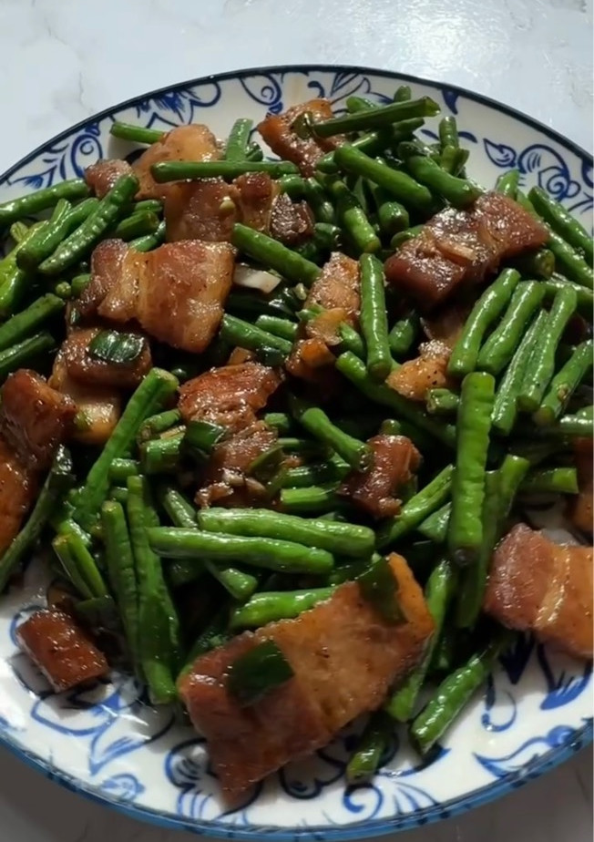 A picture of Chinese Long Bean Stir Fry.