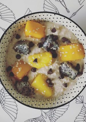 Une photo de Petit déjeuner protéiné - Porridge