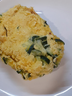 Una foto de Tortilla de calabacín al lekué