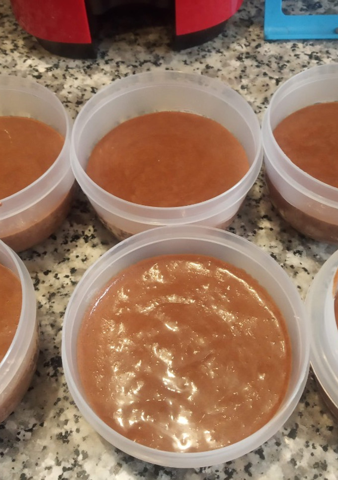 Una foto de Mousse de chocolate