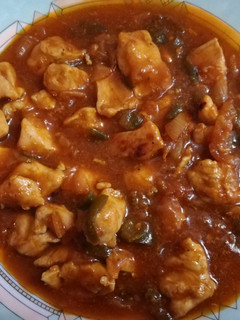 Una foto de Pechuga en salsa asiática