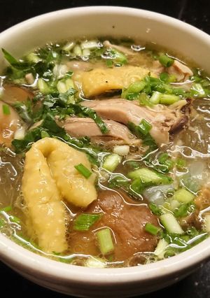 Hình của món Miến gà.