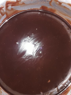 Una foto de Ganache de chocolate