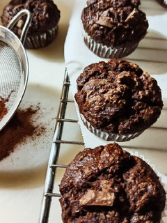 Φωτογραφία της συνταγής 🍎 Choco muffins μήλου χωρίς ζάχαρη 🍎