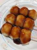 Japanese Mochi Dango with Sweet soy sause(Mitarashi dango)
