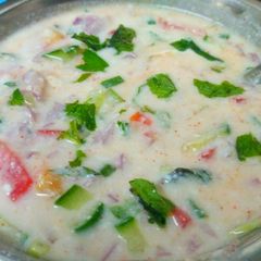 A picture of Mixed Veg Raita.