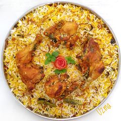 Tandoori Chicken Biryani A picture of Tandoori Chicken Biryani.