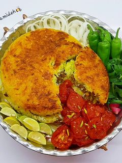 عکسی از دستور کباب دیگی لاپلو(Fried barbecue in rice)🥰