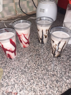 A picture of Banana milkshake.