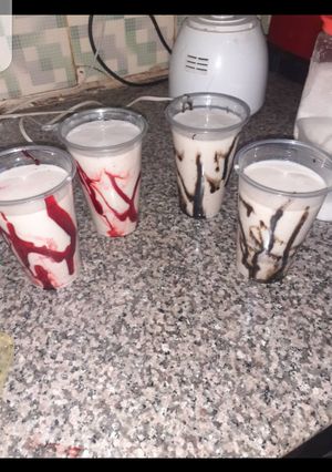 A picture of Banana milkshake.