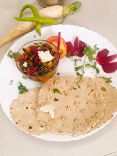 A picture of GREEN AMARANTH BHAJI / Tandadalja ni Bhaji.