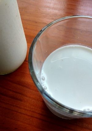 Una foto de Leche vegetal casera: maní 🥜