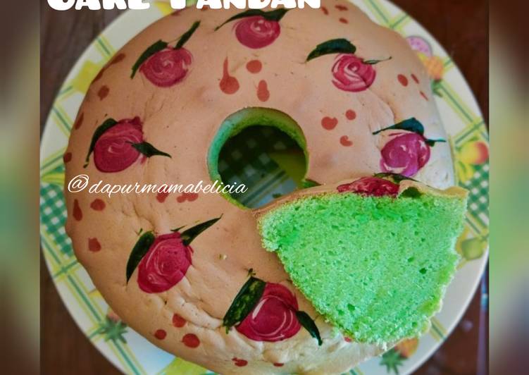 Resep Cake Pandan, Sempurna
